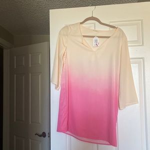 Ombré never worn cover up or tunic
